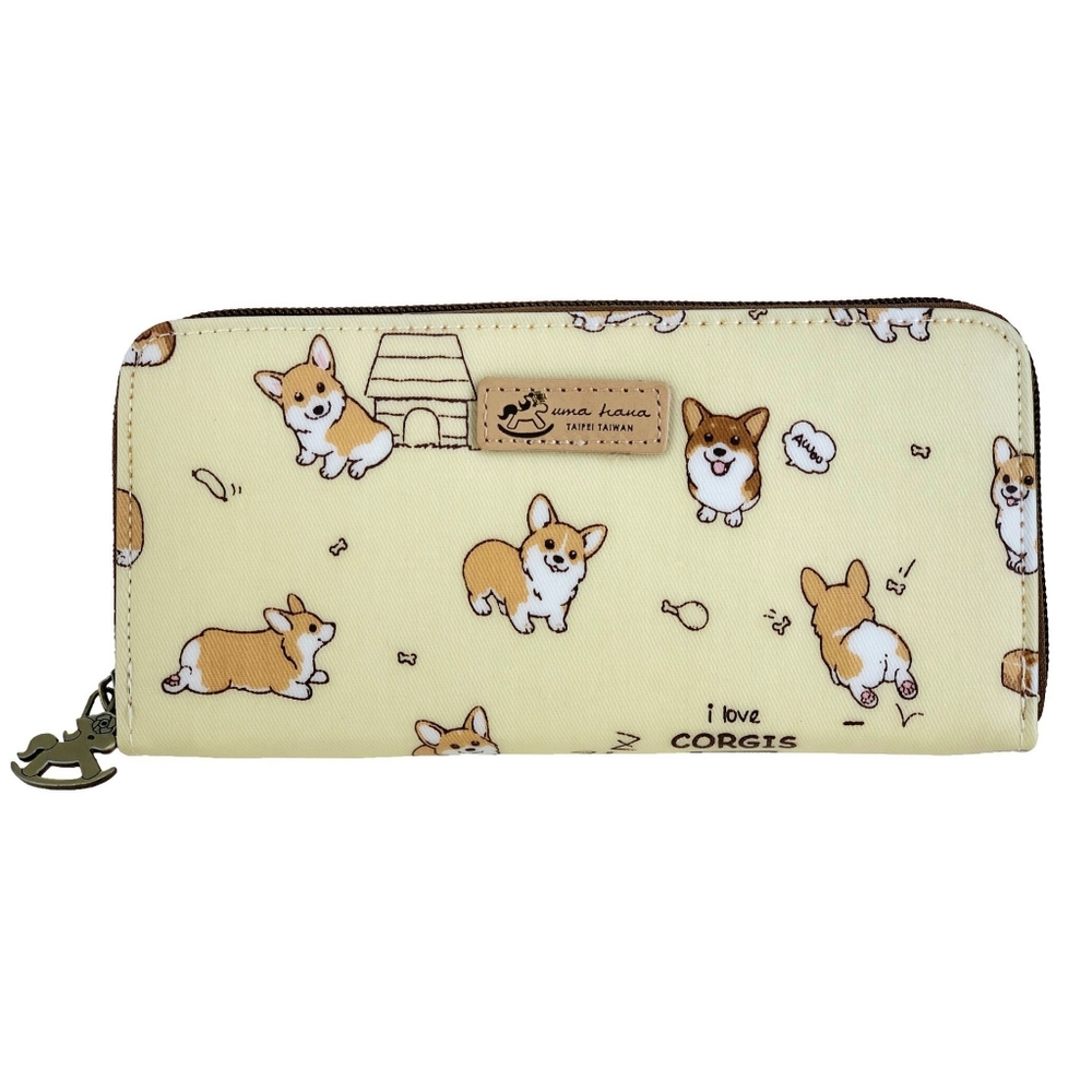 Waterproof Corgi Long Wallet Fits Phone & Bills - Picture 1 of 16